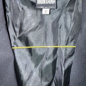 Vintage Claude Montana, black jacket, size 6